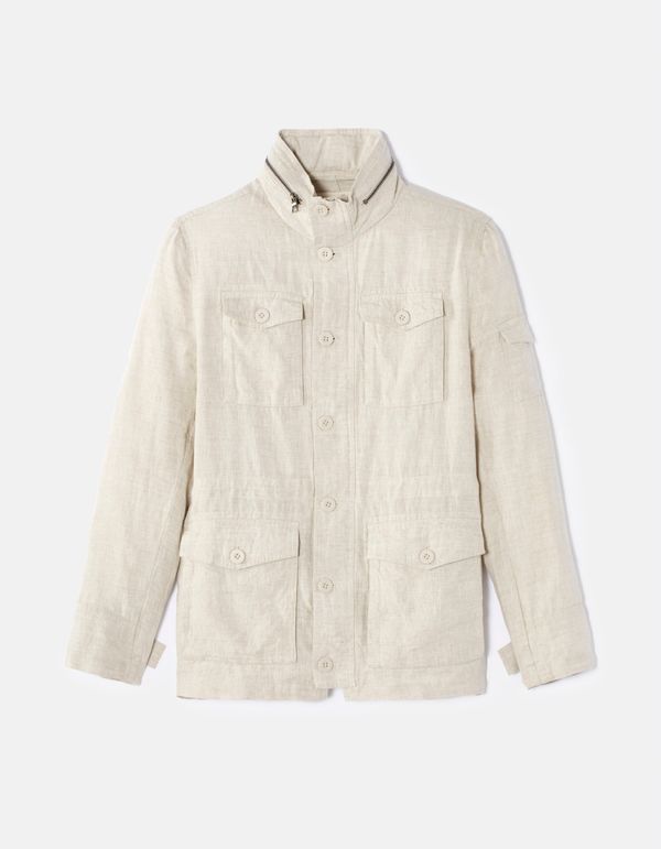 Celio Celio Linen Jacket Parka Gufari - Men