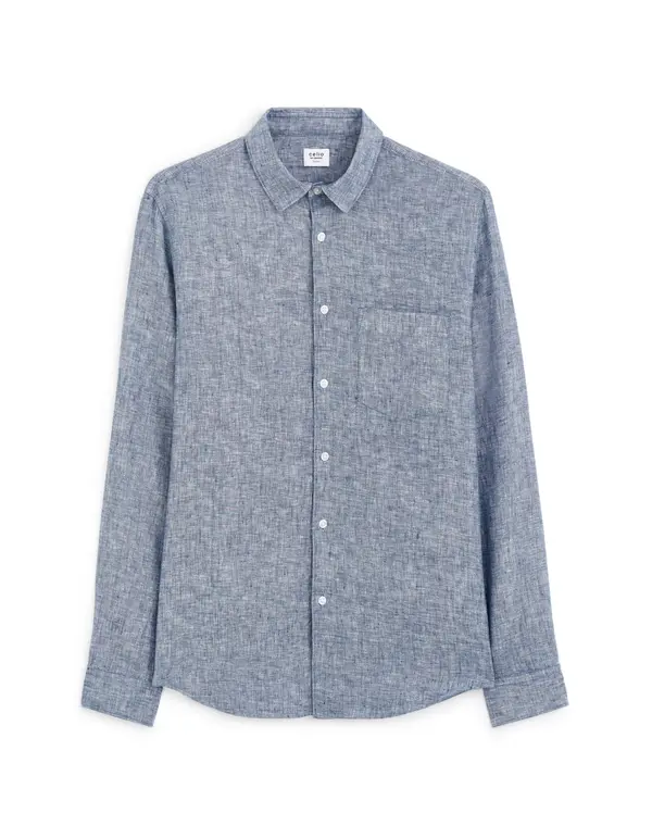 Celio Celio Linen Shirt Daflix - Mens