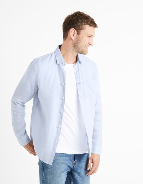 Celio Celio Linen Shirt Daflix - Men's