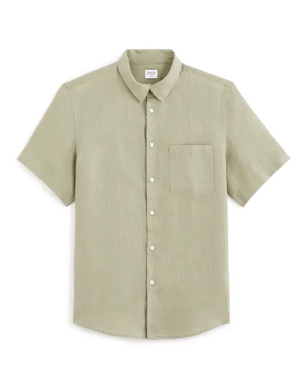 Celio Celio Linen Shirt Damarlin - Men's