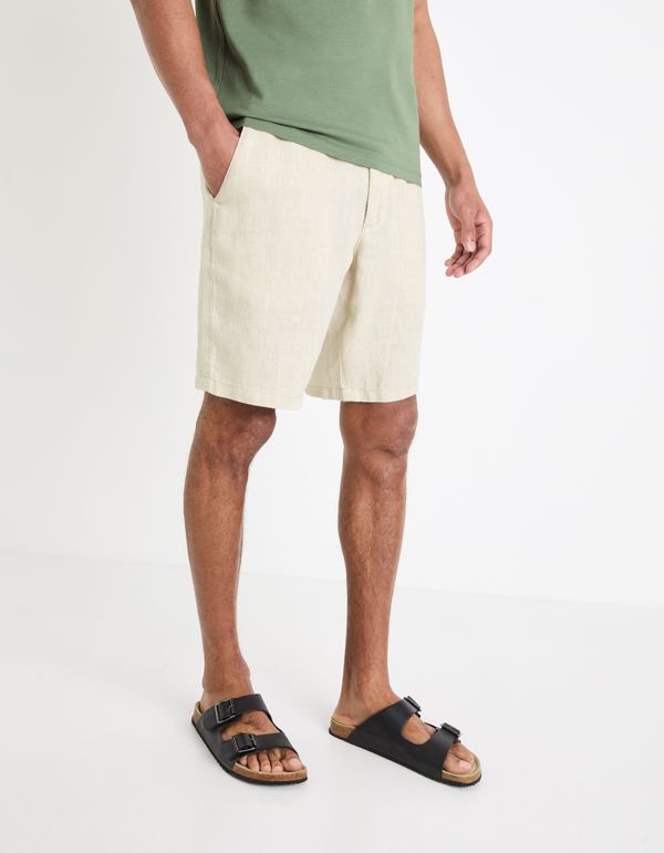Celio Celio Linen Shorts Dolinusbm - Men's