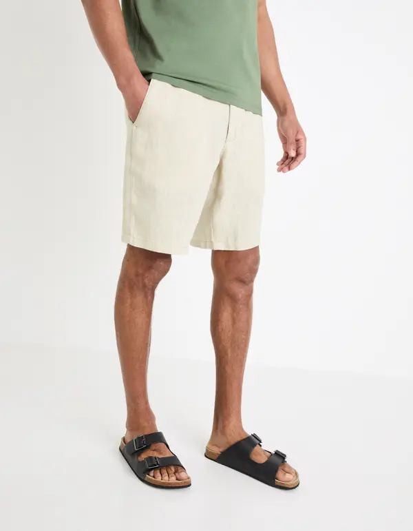 Celio Celio Linen Shorts Dolinusbm - Men's