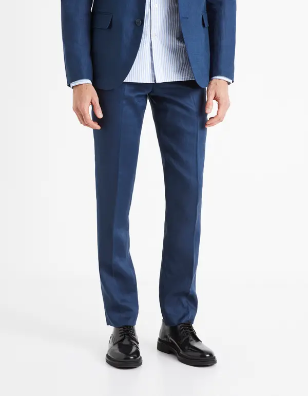 Celio Celio Linen Trousers Bohot2 - Men's