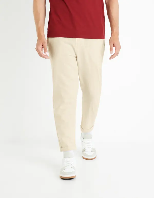 Celio Celio Linen Trousers Dolinco - Mens