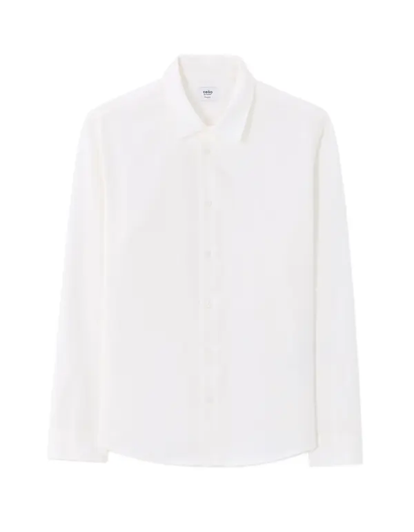 Celio Celio Long Sleeve Shirt Lavico - Men's