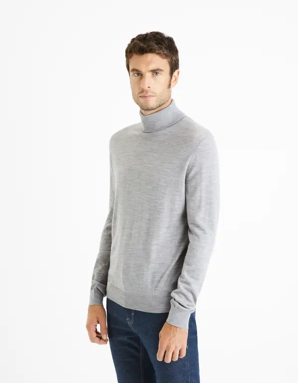 Celio Celio Menos Sweater with Merino Turtleneck - Men's