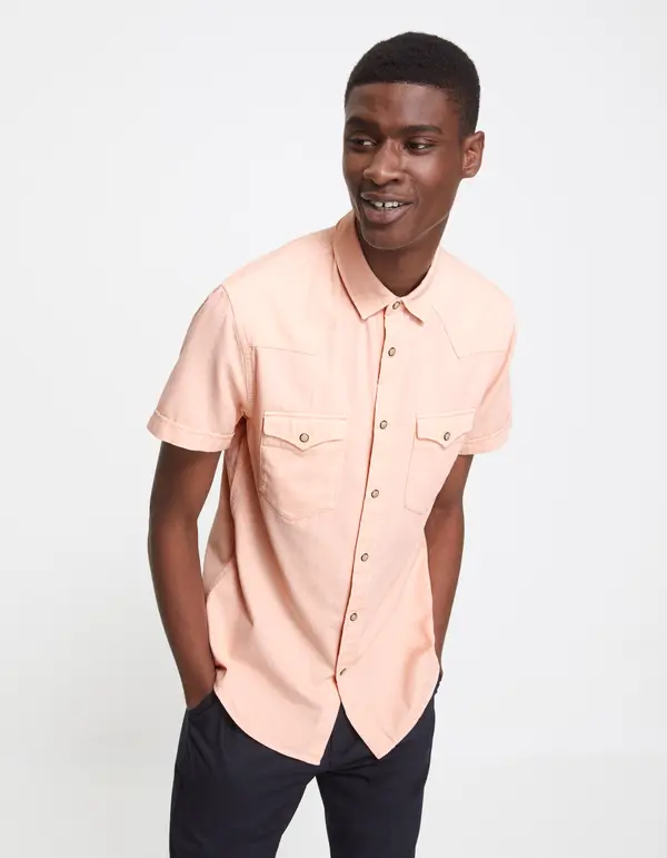 Celio Celio Nasunny Short Sleeve Shirt - Mens