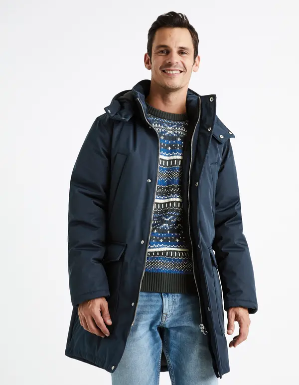 Celio Celio Parka Jacket Cuturino - Mens