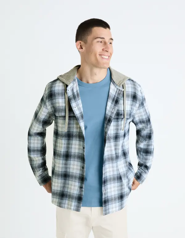 Celio Celio Plaid Fapuche Shirt - Men's