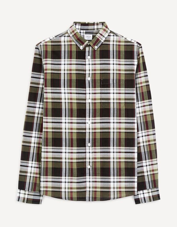 Celio Celio Plaid Shirt Bapop - Men