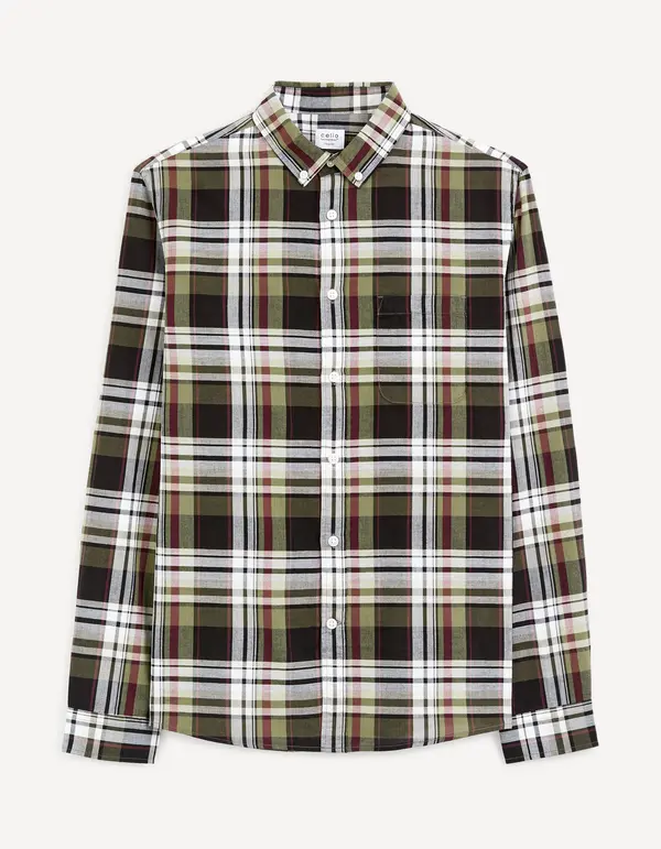 Celio Celio Plaid Shirt Bapop - Men's