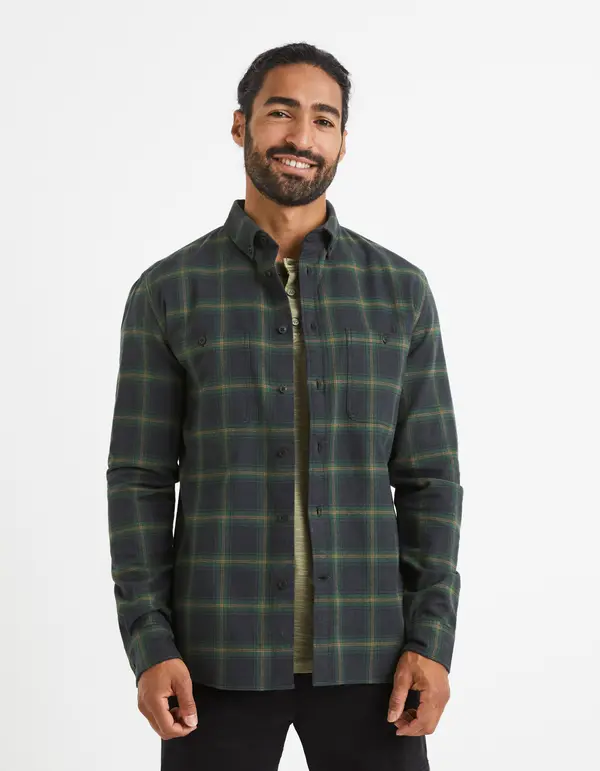 Celio Celio Plaid Shirt Vathentic - Men's