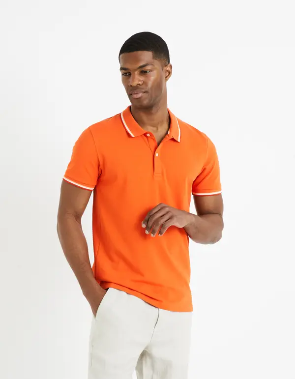 Celio Celio Polo Pique Decolrayeb T-Shirt - Men's