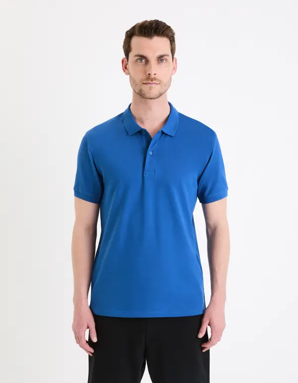 Celio Celio Polo Pique Teone T-Shirt - Mens