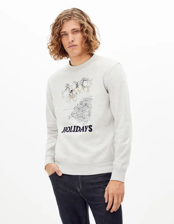 Celio Celio Repos Holidays Sweatshirt - Mens