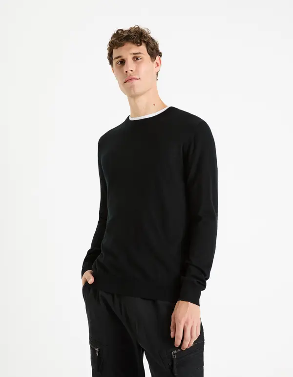 Celio Celio Semerirond Sweater - Mens