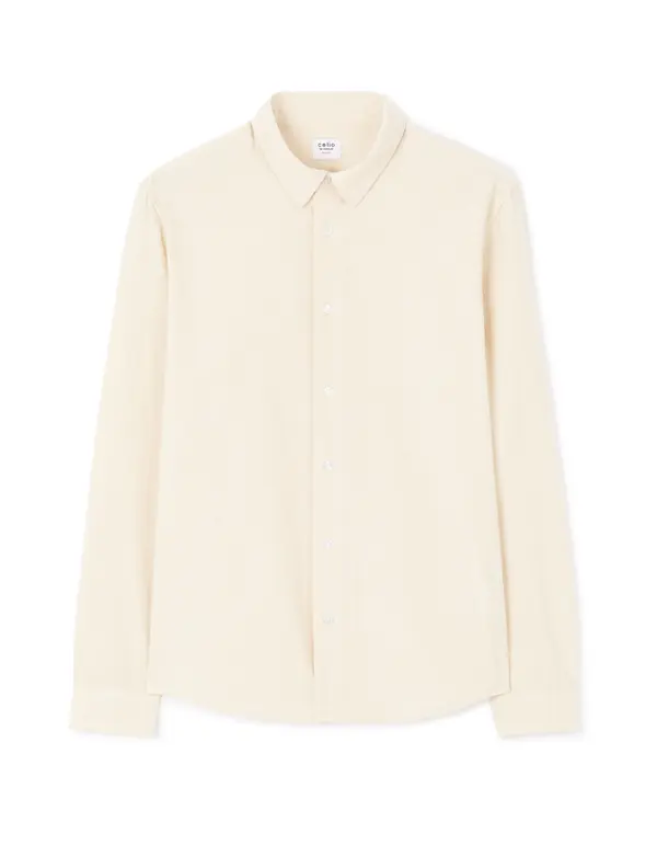 Celio Celio Shirt Lachambray - Mens