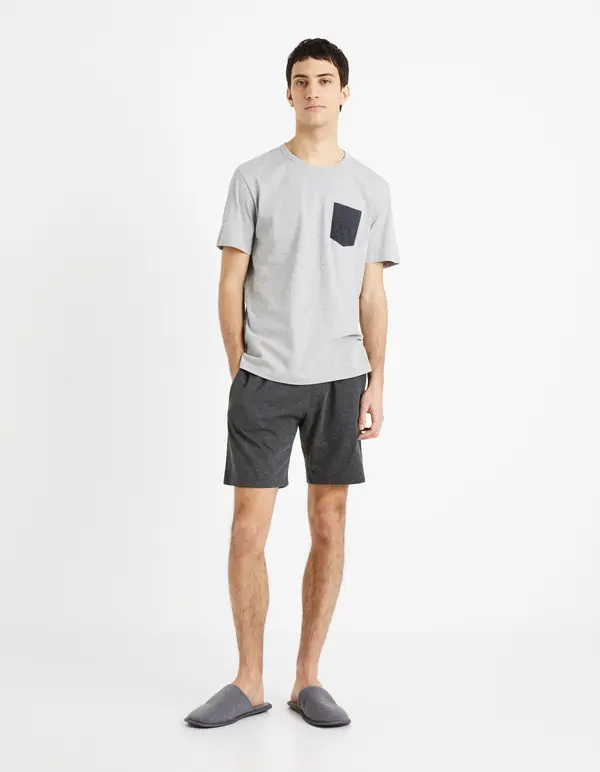 Celio Celio Short Sleeve Pajamas and Shorts - Mens
