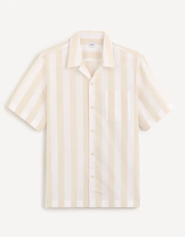 Celio Celio Striped Shirt Bayard - Men's