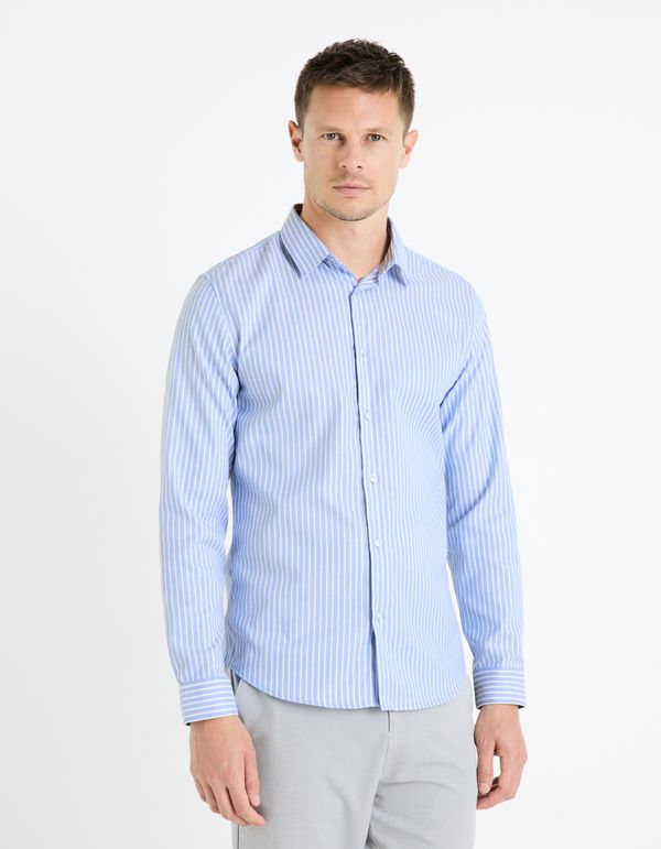Celio Celio Striped Shirt Fasanure slim - Men