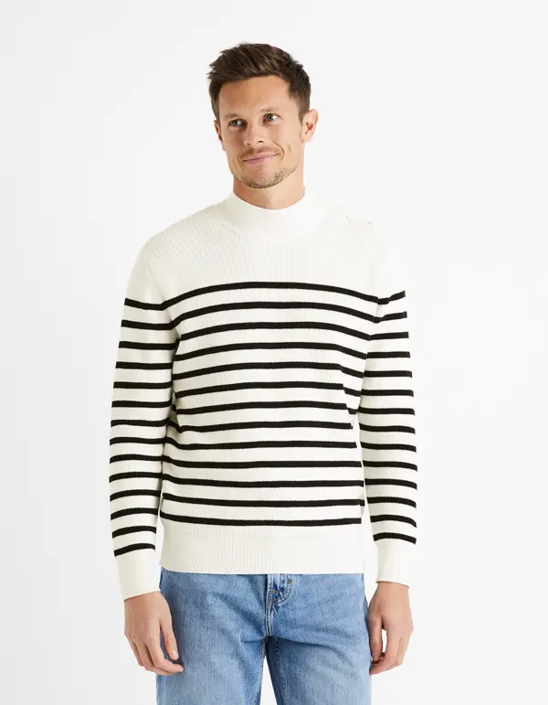 Celio Celio Striped Sweater Denerio - Men's