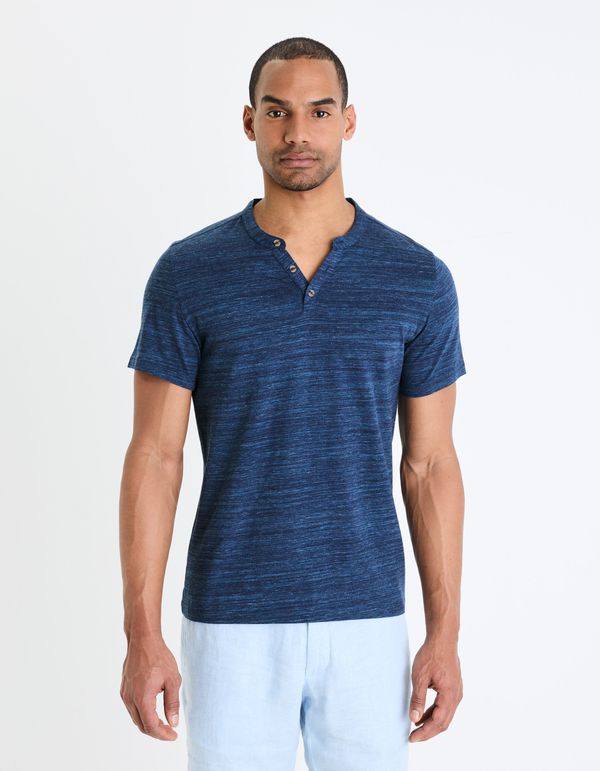 Celio Celio T-shirt henley Cegeti - Men's