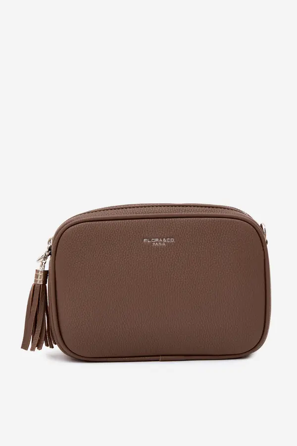 FLORA & CO Чанта Flora&amp;Co в тъмносив цвят