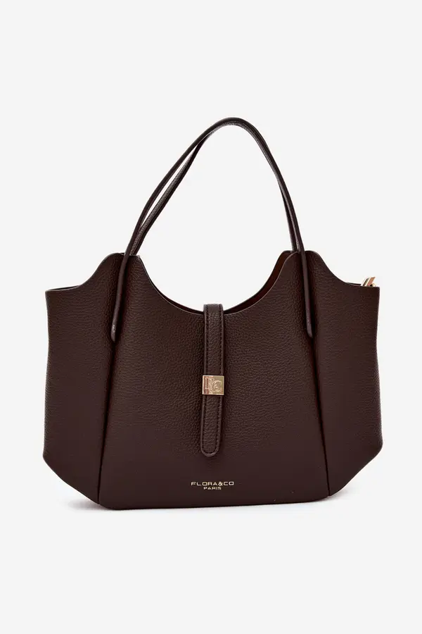 FLORA & CO Чанта от изкуствена кожа Flora&amp;Co Toffee