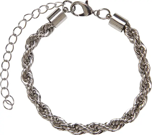 Urban Classics Charon Intertwine bracelet - silver color