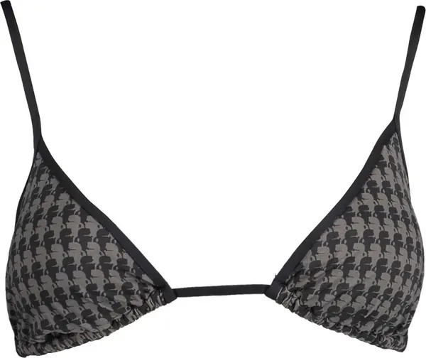 KARL LAGERFELD BEACHWEAR Черен бикини топ на Karl Lagerfeld