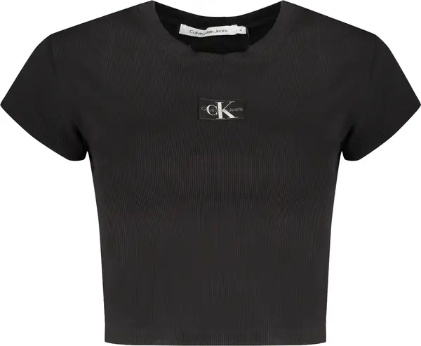 Calvin Klein Черен дамски къс топ Calvin Klein