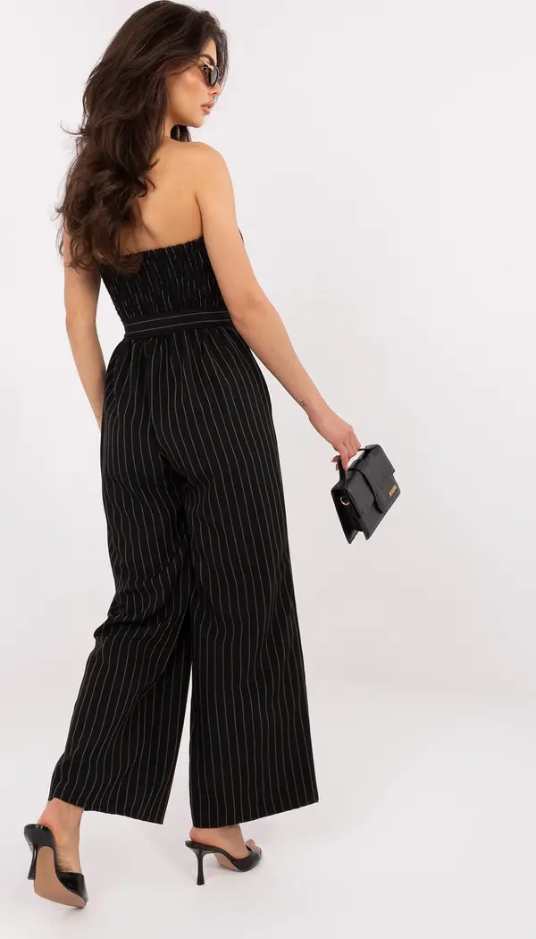 Italy Moda Черен елегантен гащеризон бандо