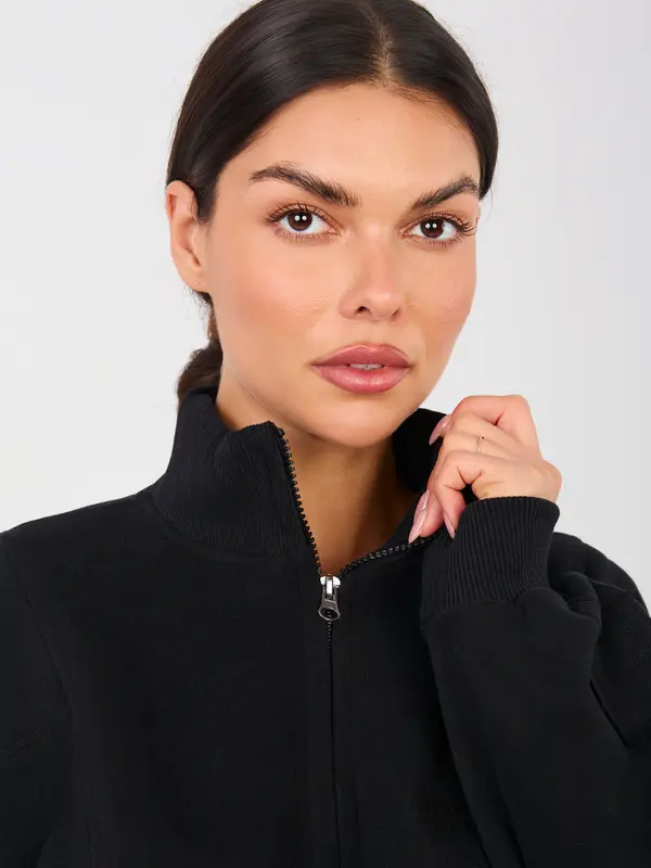 Factory Price Черен функционален суичър с цип