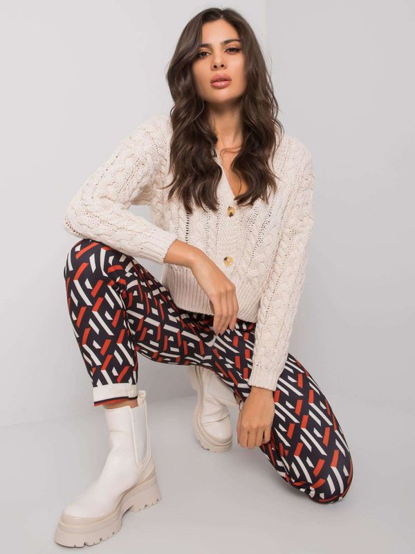 Factory Price Черен и червен панталон от плат