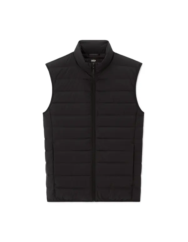 Celio Черен мъжки елек Celio Mulightsl