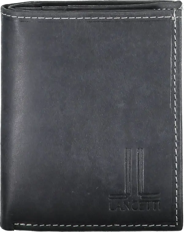 LANCETTI Черен мъжки портфейл Lancetti