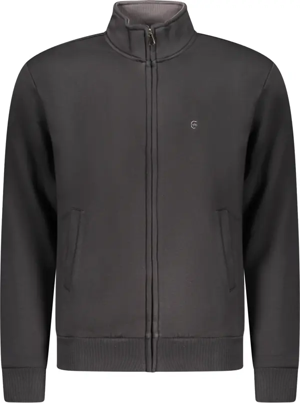 COVERI MOVING Черен мъжки суитшърт с цип