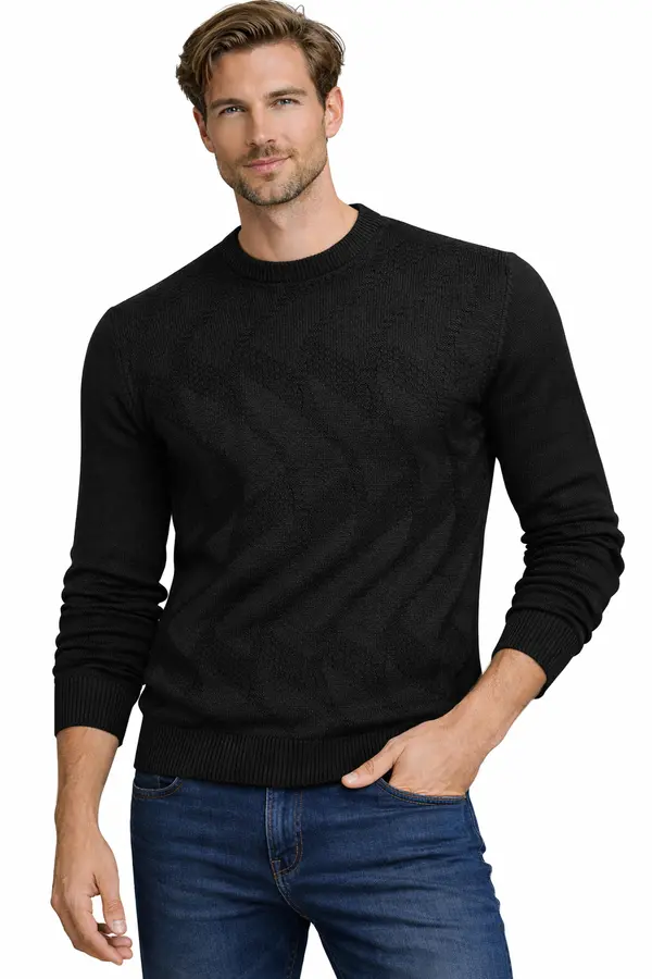 WEENS Черен мъжки суитшърт WEENS