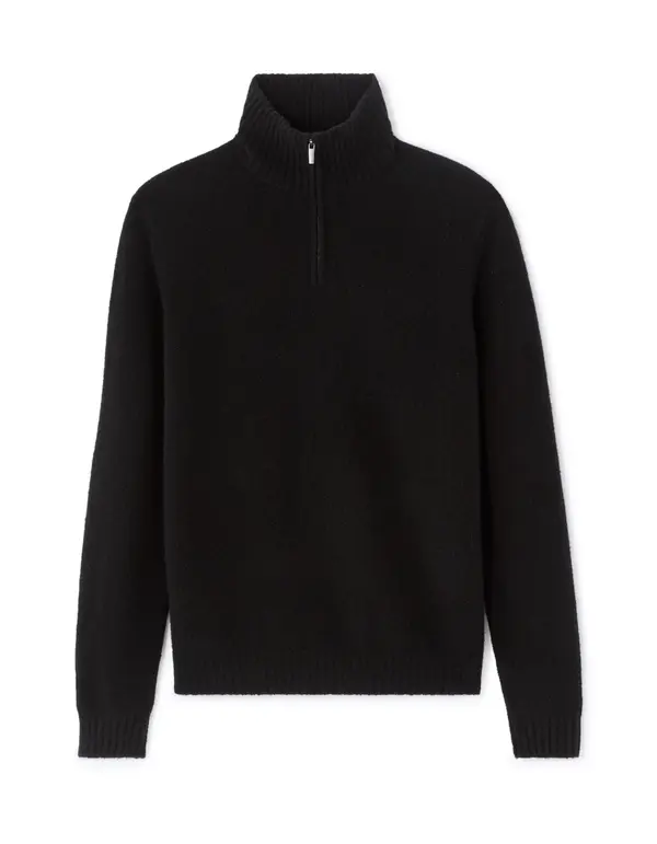 Celio Черен пуловер с висока яка Celio Metruck