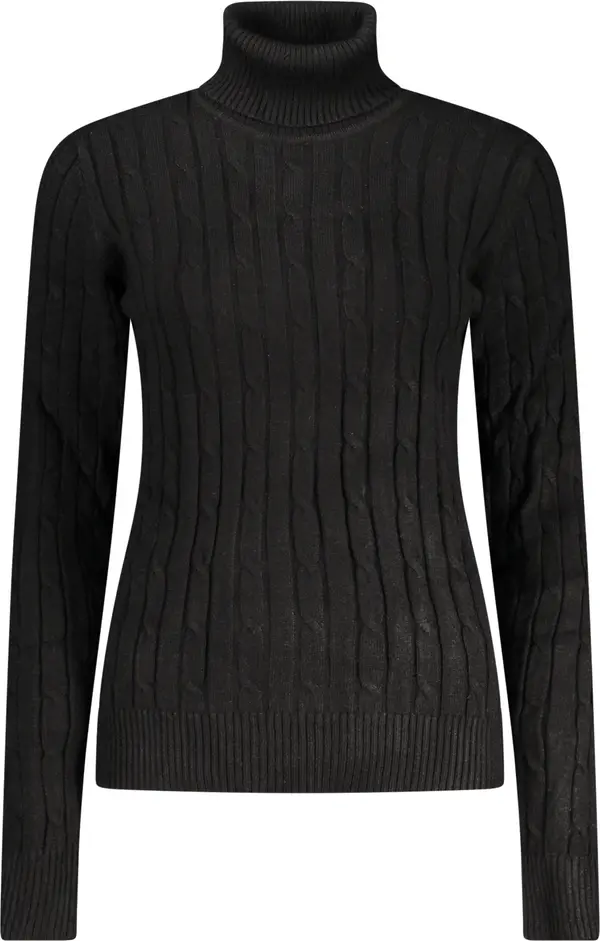 NORWAY 1963 Черен пуловер с висока яка