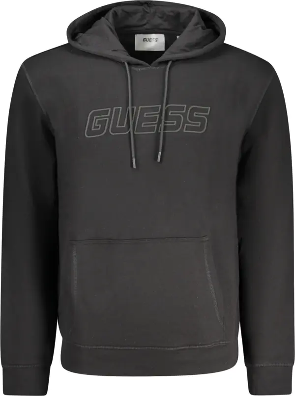 GUESS JEANS Черен суичър GUESS JEANS