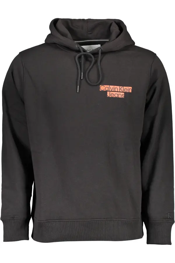 Calvin Klein Черен суичър с качулка Calvin Klein