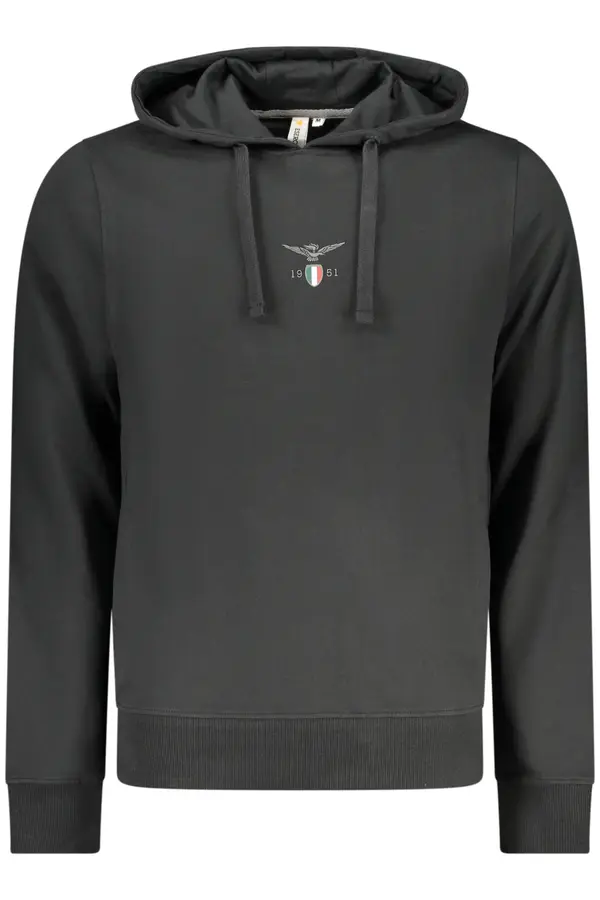 ACCADEMIA MILITARE Черен суичър с качулка