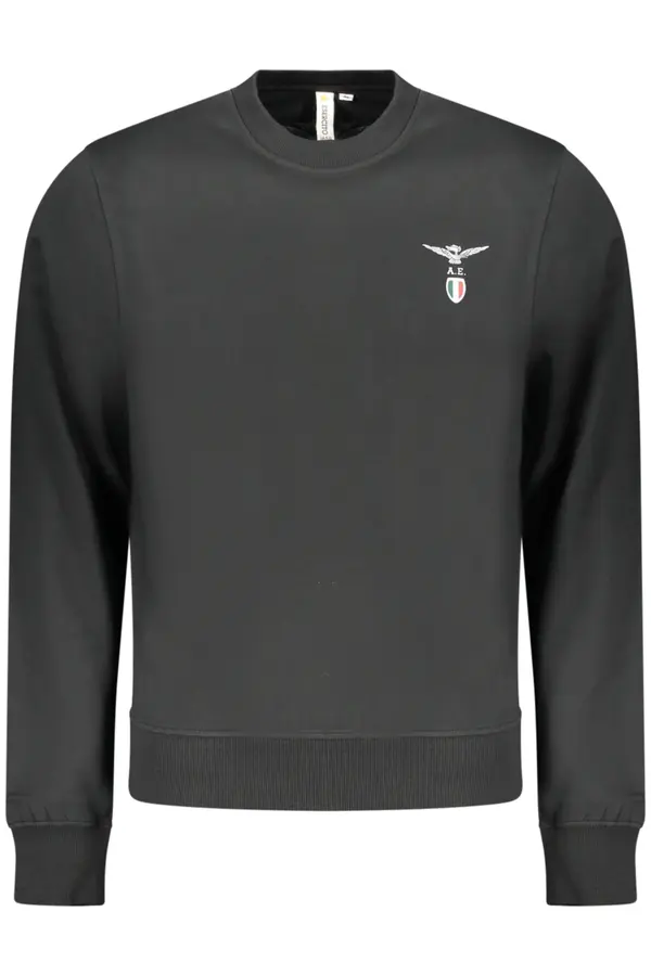 ACCADEMIA MILITARE Черен суичър с качулка