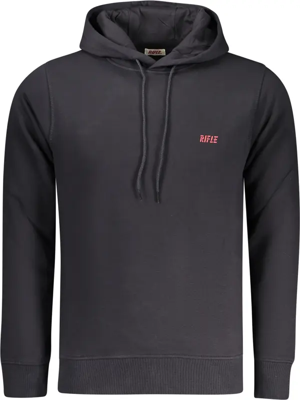 Rifle Черен суичър с качулка