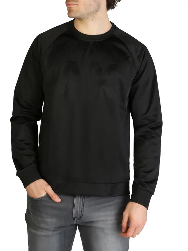 Armani Черен суитшърт ARMANI EXCHANGE