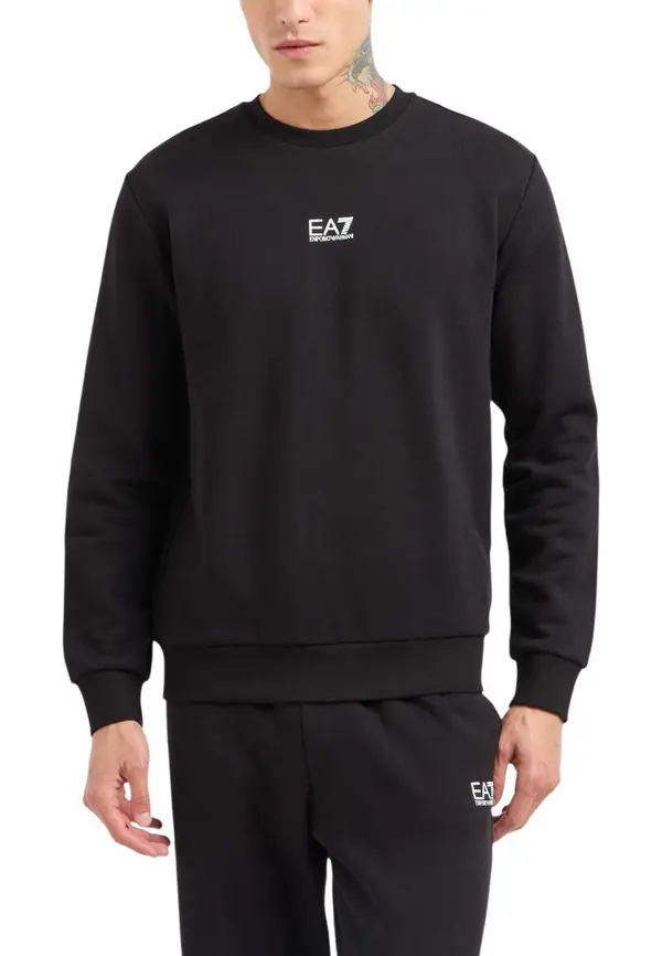 EA7 Черен суитшърт EA7 Emporio Armani