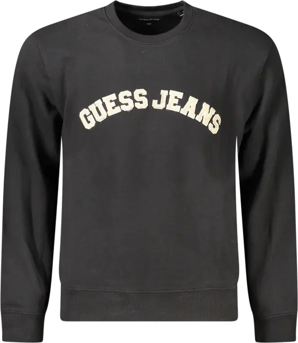 GUESS JEANS Черен суитшърт GUESS JEANS