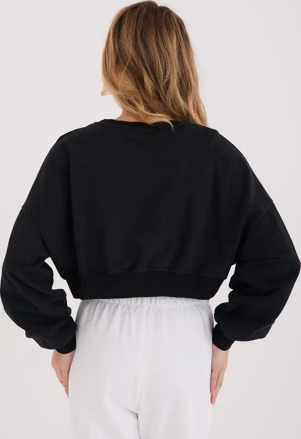 Factory Price Черен суитшърт Malibu