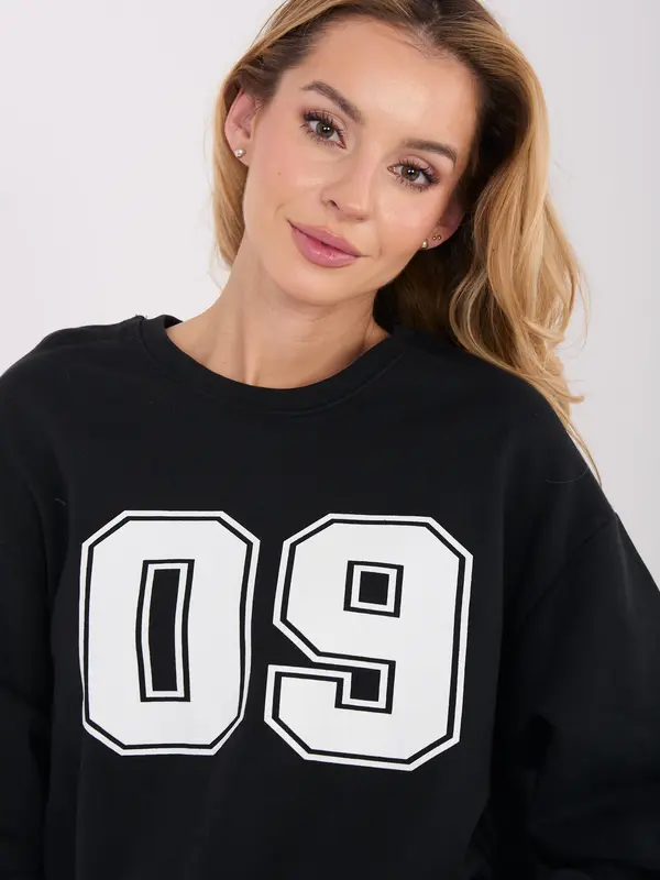 Factory Price Черен суитшърт с номер 09